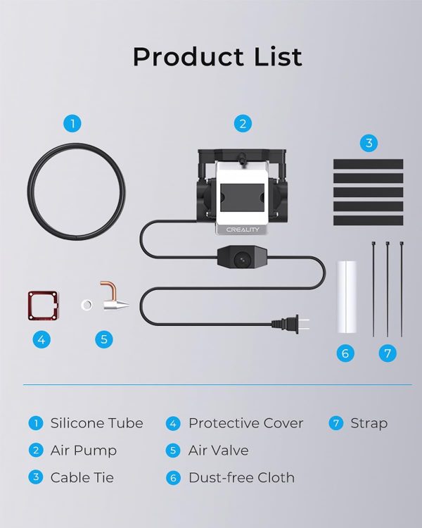 KIT DE ASISTENCIA DE AIRE CREALITY CR-LASER FALCON (10W) - Imagen 4