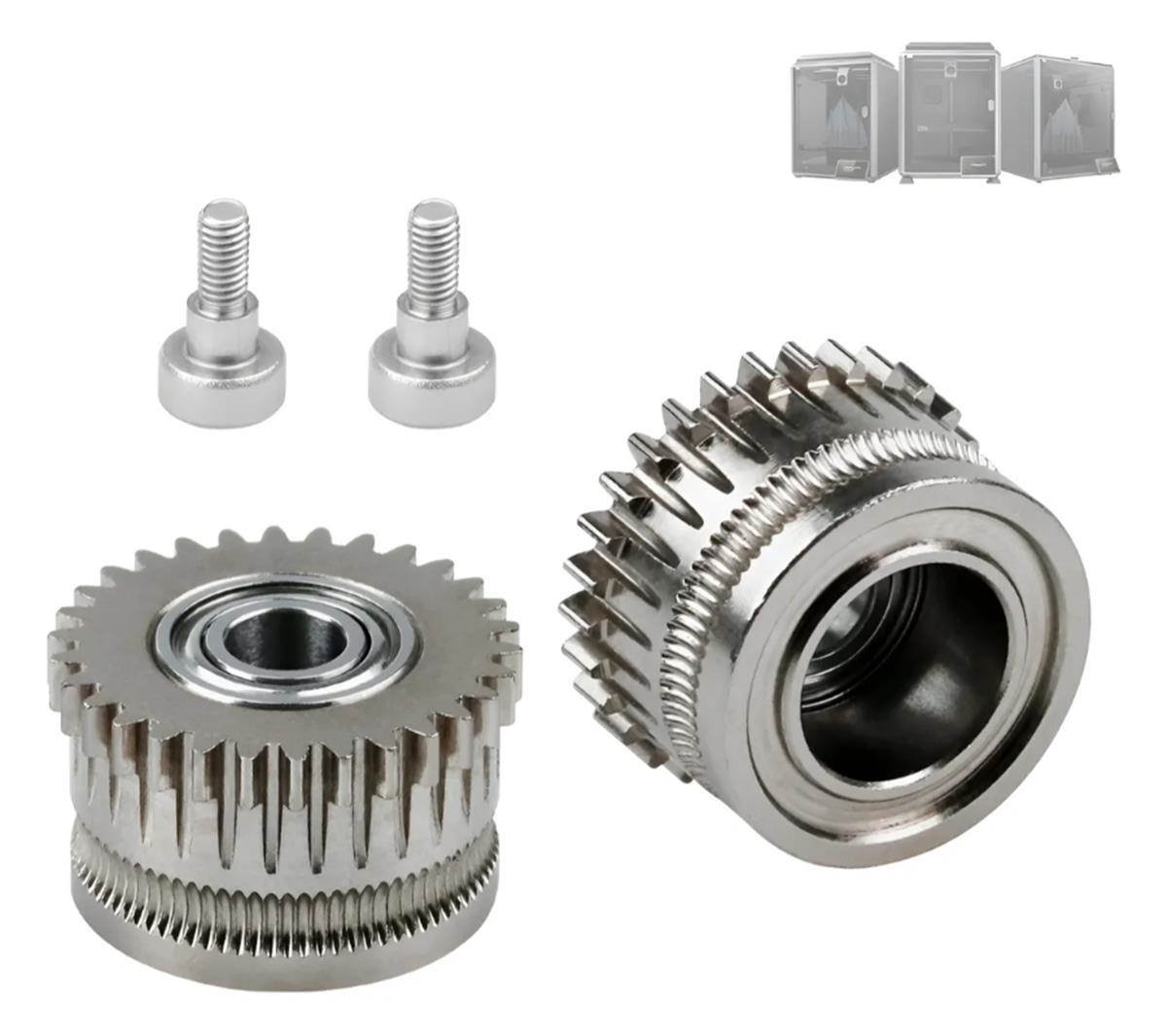 POLEA ENGRANAJE METALICO EXTRUSOR MODELOS K1 Y V3