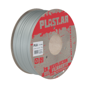 PLASTAR PLA 1KG - GRIS PLATA