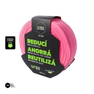 ECOFILA RECARGA HELLBOT PLA 1KG (SIN CARRETE) - ROSA
