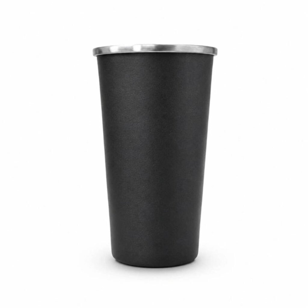 VASO DE ALUMINIO 1L NEGRO