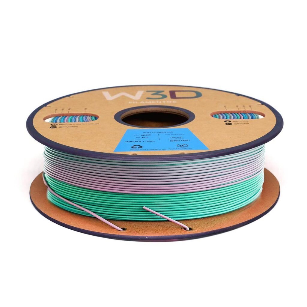 W3D PLA MATTE 1KG MACARON RAINBOW